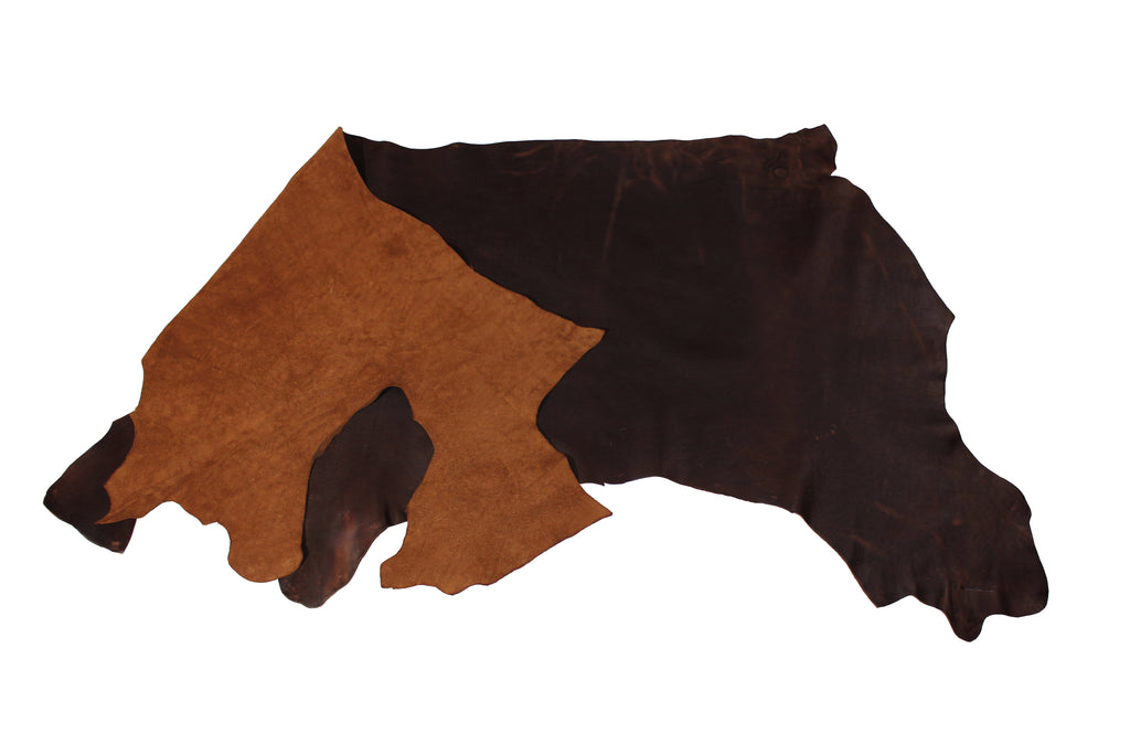 King Ranch Oil-Tanned Side Leather Dark Brown – 5/6 oz