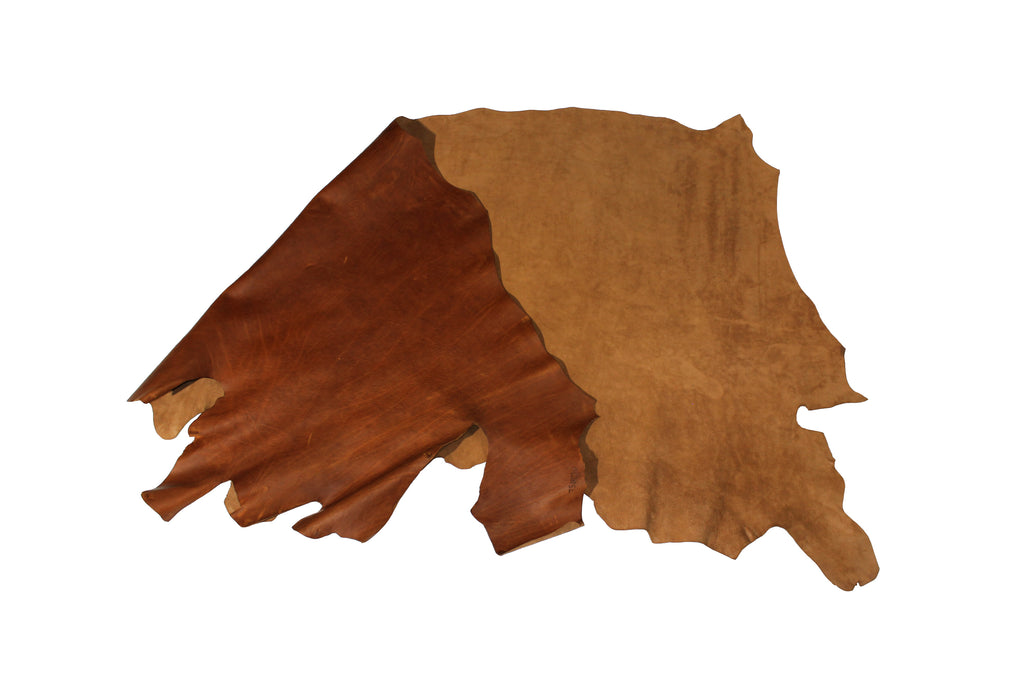King Ranch Oil-Tanned Side Leather Cognac – 5/6 oz